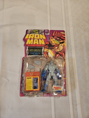 Marvel Comics Iron Man Grey Gargoyle Stone Action Figure TOYBIZ 1994 Used IN PKG