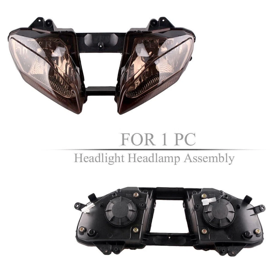 Conjunto de faros delanteros para motocicleta para Yamaha YZF 600 R6 2008-2009 Foto 2 de 4