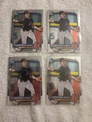 ( 4 ) 2025 Bowman Draft - Chrome Antonio Jimenez #BDC-56 (RC)