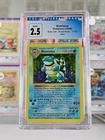 CGC 2.5 Blastoise 1999 Base Set 2/102 Shadowless Holo Pokemon Card