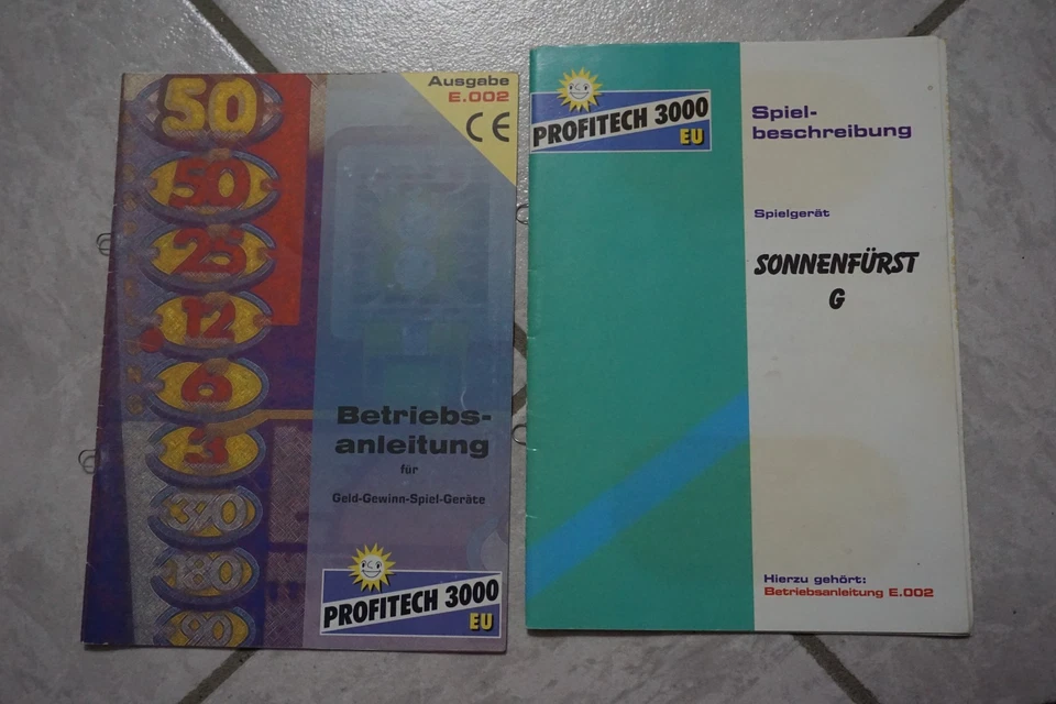 Merkur - SONNENFÜRST G  - Anleitung ADP Geldspielgerät Spielautomat Beschreibung - Bild 1 von 1