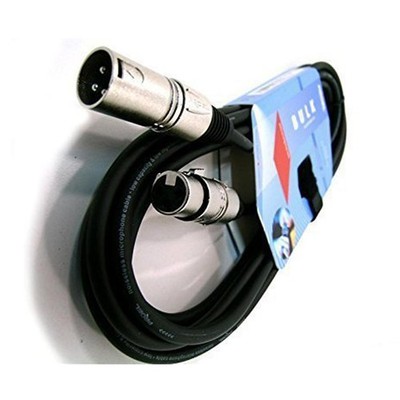 PROEL Bulk250Lu10 symmetrisches Mikrofonkabel XLR 3-polig schwarz