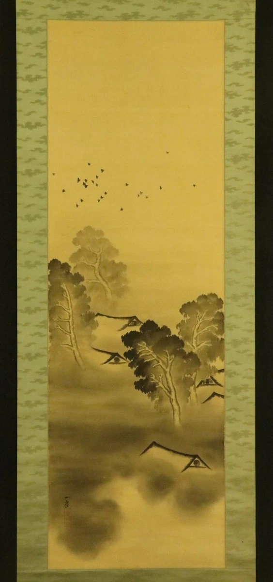 古董日本画作、画卷| eBay