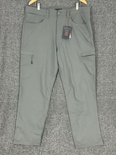 Bass Outdoor Essential Tech Cargo Pants Gray 38 Taper NWT Polyester Blend