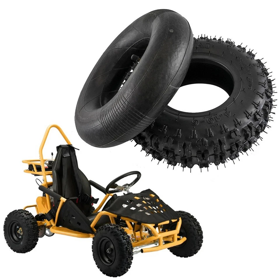 4 10x6 Tire Tube Set for Quad Mini Bike For ATV Scooter Go Kart Buggy Use — 第 3/4 张图片