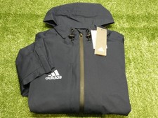 ADIDAS Mens GameMode Rain Jacket DT8446 Navy Blue Extra Small New