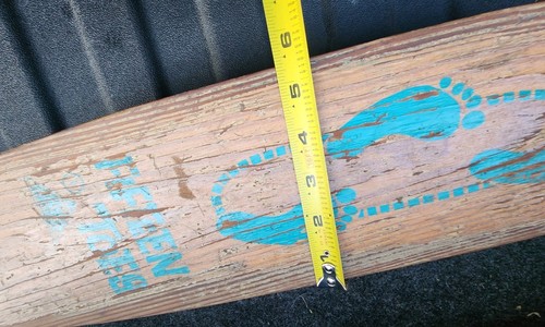 Skateboard Fifteen Toes Vintage 1960s Wood Nash Steel Wheels Sidewalk - Picture 10 of 10