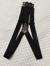 Dickies Men s Adjustable Perry Suspenders - Black Elastic Work Braces Hook End