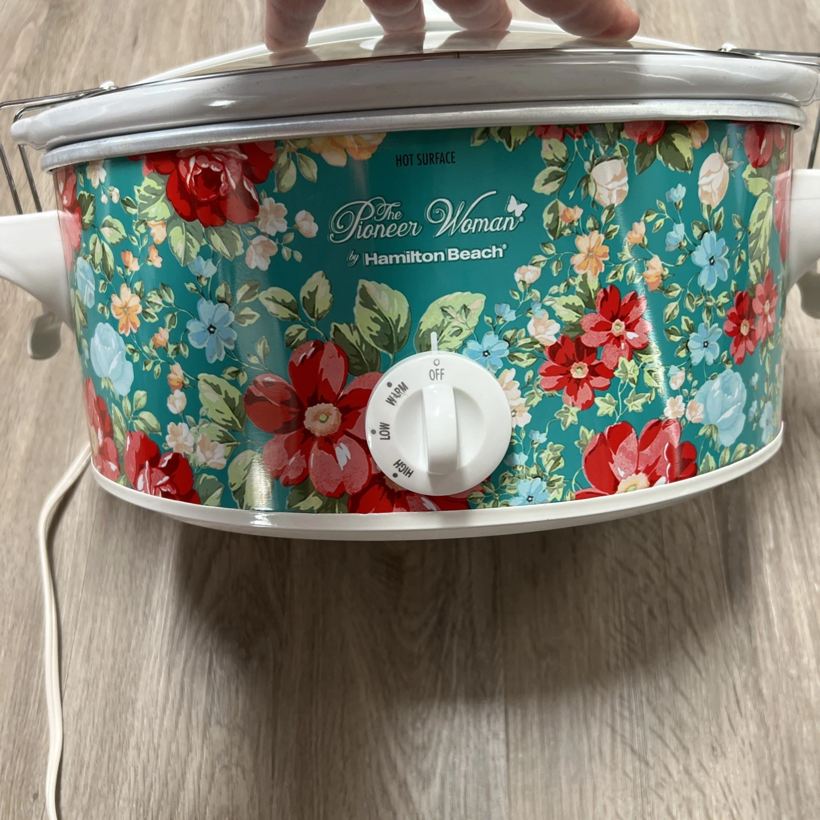 Pioneer Woman 6 QT Slow Cooker CrockPot Hamilton Beach 33362N *9.5/10 condition*