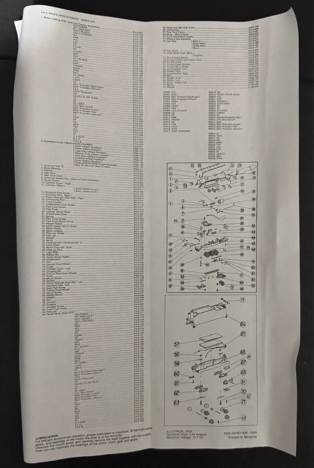 IHC Premier Series LOCO 4-6-2 Pennsylvania Road 3395 M9921 Train - Image 4 of 4