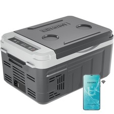 12 Volt Refrigerator, 11 Quart 10L Compressor Electric Cooler APP Control, ...