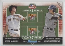 2013 Bowman Draft Dual Draftee Reese McGuire Austin Meadows #DD-MM 0q1p