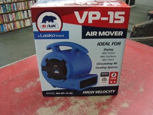 Lasko B-AIR BA-VP-15-BL High Velocity Air Mover NEW - Drying Circulating Cooling