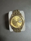 Seiko Vintage Gold watch with day and date 7N43
