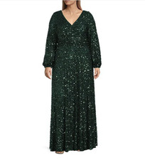 BRAND NEW, GREAT FOR FALL WEDDING Mother of the Bride Plus Size Size 22 Green