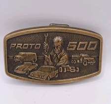 Vtg. LTD Proto 500 The Professional Mecanique Tools Commemorative Belt Buckle