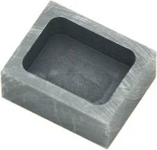 Graphite Ingot Mold, Melting Casting Mould, Silver Ingot, for Gold 30x24x12mm 