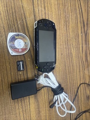 Sony PSP-1001 Black Handheld Console Tested w/  Memory Card & Charger