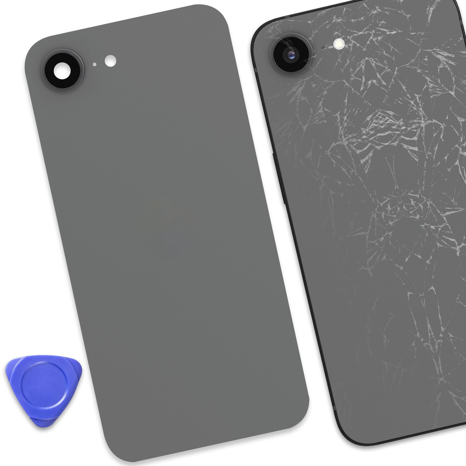 Vitre arrière Clappio iPhone 16 pièce détachée pour châssis - 4