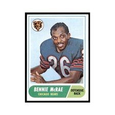 1968 Topps Bennie McRae Bears #179