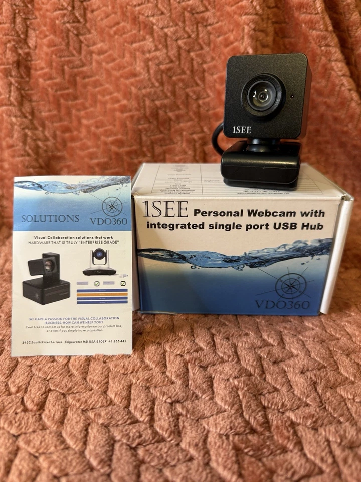 10 neue VDO360 1see Full HD Web Kamera VDOSU Enterprise Grade gebaute Qualität
