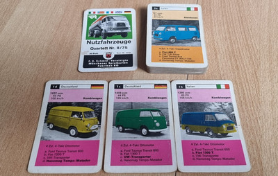 F. X. Schmid Quartett Kartenspiel Nutzfahrzeuge Nr. II/75 Autos & Fahrzeuge