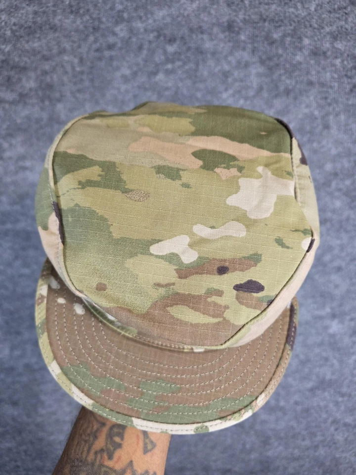 Gorra del Ejército de los Estados Unidos Gorra de Patrulla Ajustada para Hombres 7 3/8 OCP Camuflaje Táctico Ripstop Foto 2 de 4