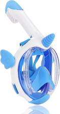 Snorkel Mask for Kids, Full Face Snorkeling Gear With180 Panoramic View, Snorke