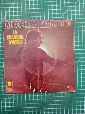 LA630 45T - MICHEL SARDOU - LA CHANSON D'ADIEU