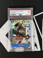 ONE PIECE PSA 9 2023 SOGEKING MANGA ALT ART OP03-122 FIRST PRINT OP03 MINT