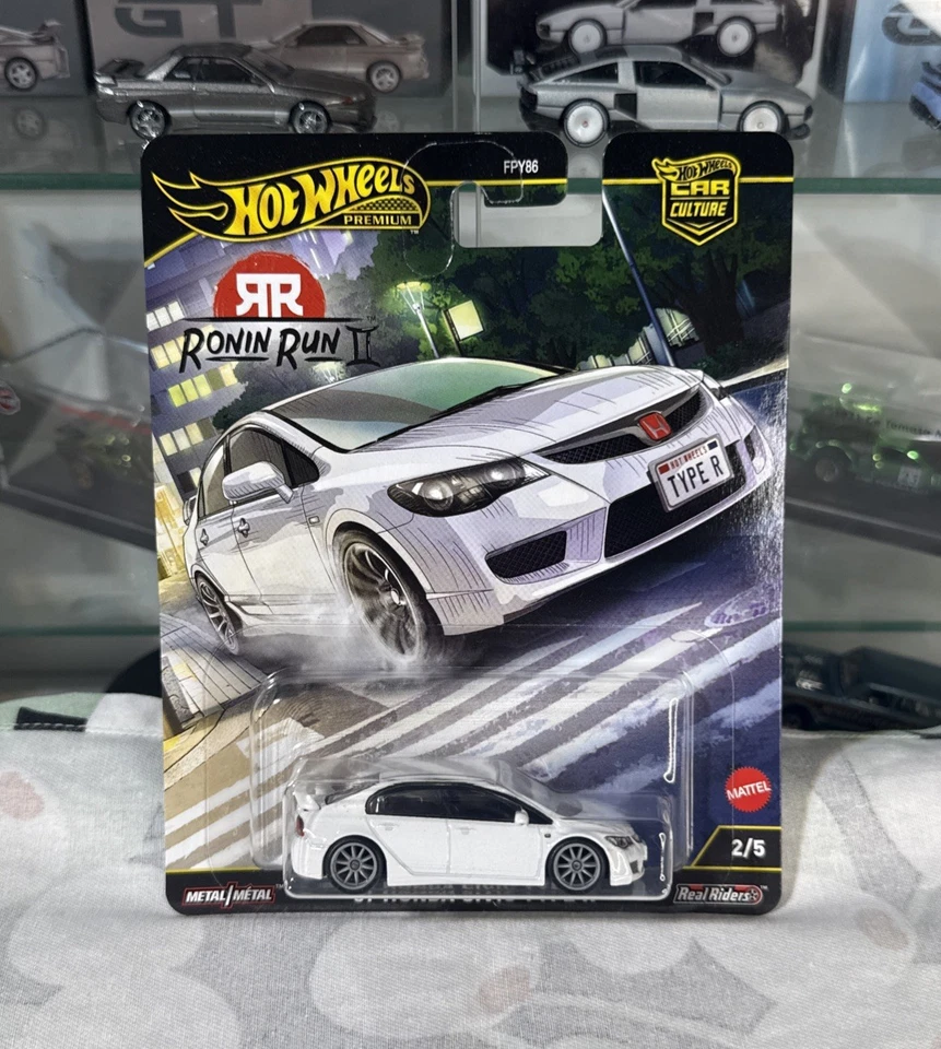 Hot Wheels Car Culture Ronin Run 2 ‘07 Honda Civic Type R (FD2) #2