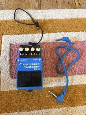Boss CS-3 Analog Compression Sustainer Pedal E-Gitarre funktioniert