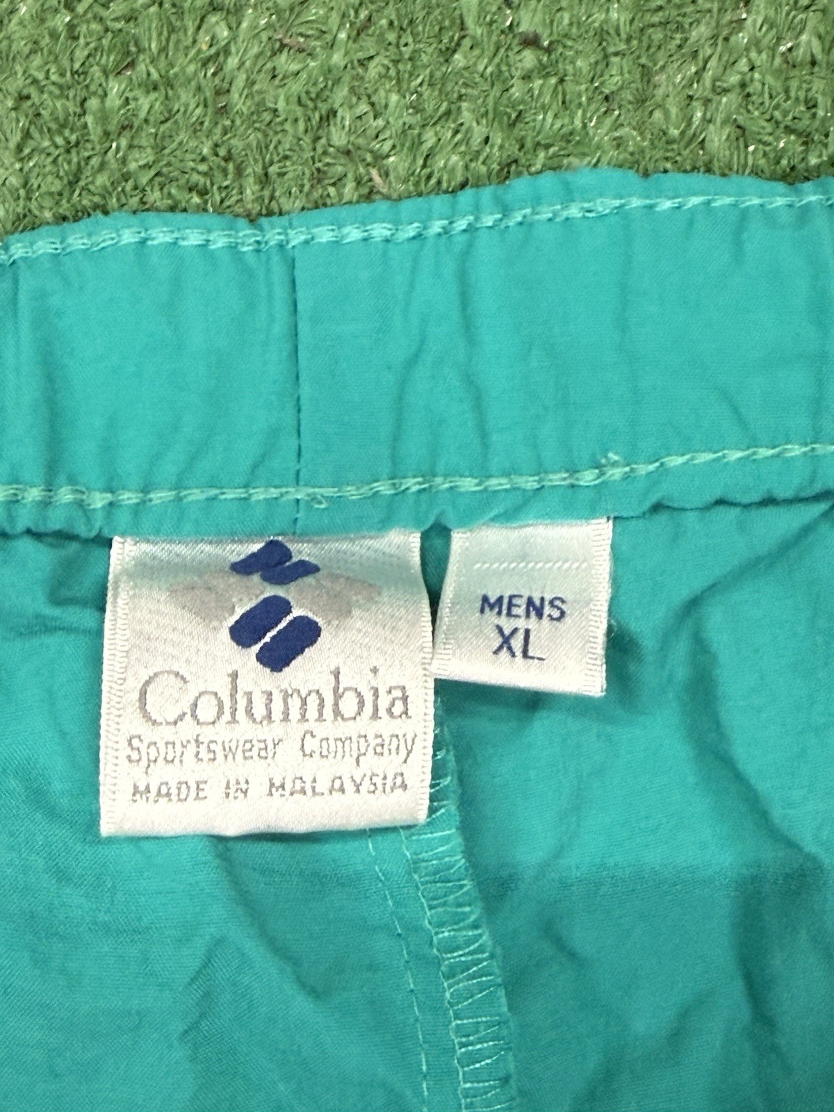Vintage Columbia Windbreaker Anorak & Pants XL Teal Track Set Colorblock 80s 90s thumbnail 13