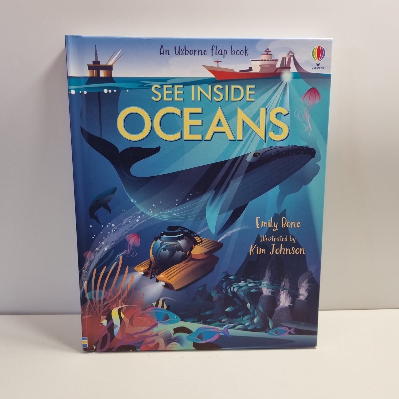 See Inside Oceans Emily Bone & Kim Johnson Usborne Flap Book Hardback