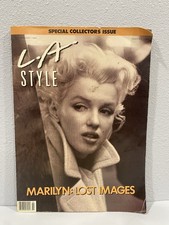 Marilyn Monroe Magazine Cover L.A. Style 1988 Oversized Images Ritchie Valenz