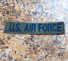 U.S. Air Force Embroidered Name Tape Text Patch Tape - Militaria