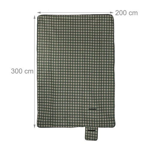Picknickdecke Sanddecke 200x300 cm Campingdecke wasserdicht Stranddecke isoliert - Bild 4 von 11