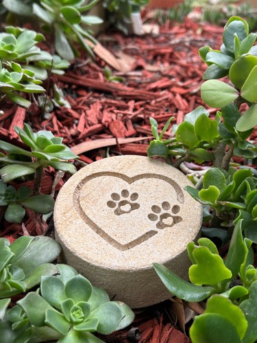 Memorial Keepsake-Paws Across My Heart- Sandstone - Picture 11 of 16