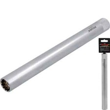 3/8" Drive 21mm Extra Long Spark Plug Deep Square Metric Socket 250mm