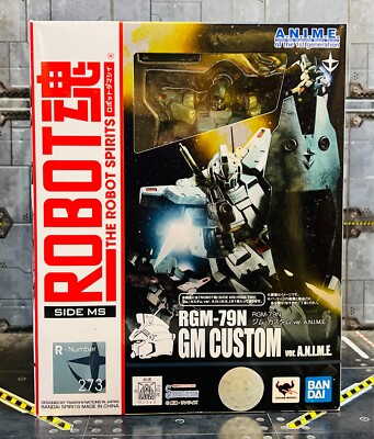 Robot Sprits RGM-79N GM Custom Ver. A.N.I.M.E. Bandai Action Figure *NEW*