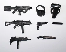 SNAKE EYES Weapons Lot GIJOE CLASSIFIED SERIES 30 6" Scale 1/12 ALPHA COMMANDOS