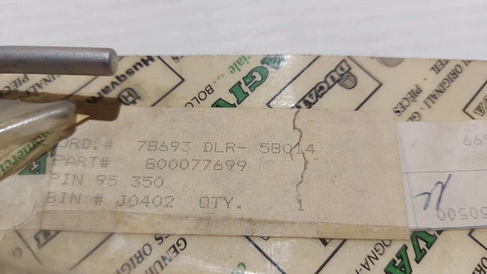 NOS Husqvarna 前轴 800077699 1998 WR-CR125,TE410 610 — 第 4/4 张图片