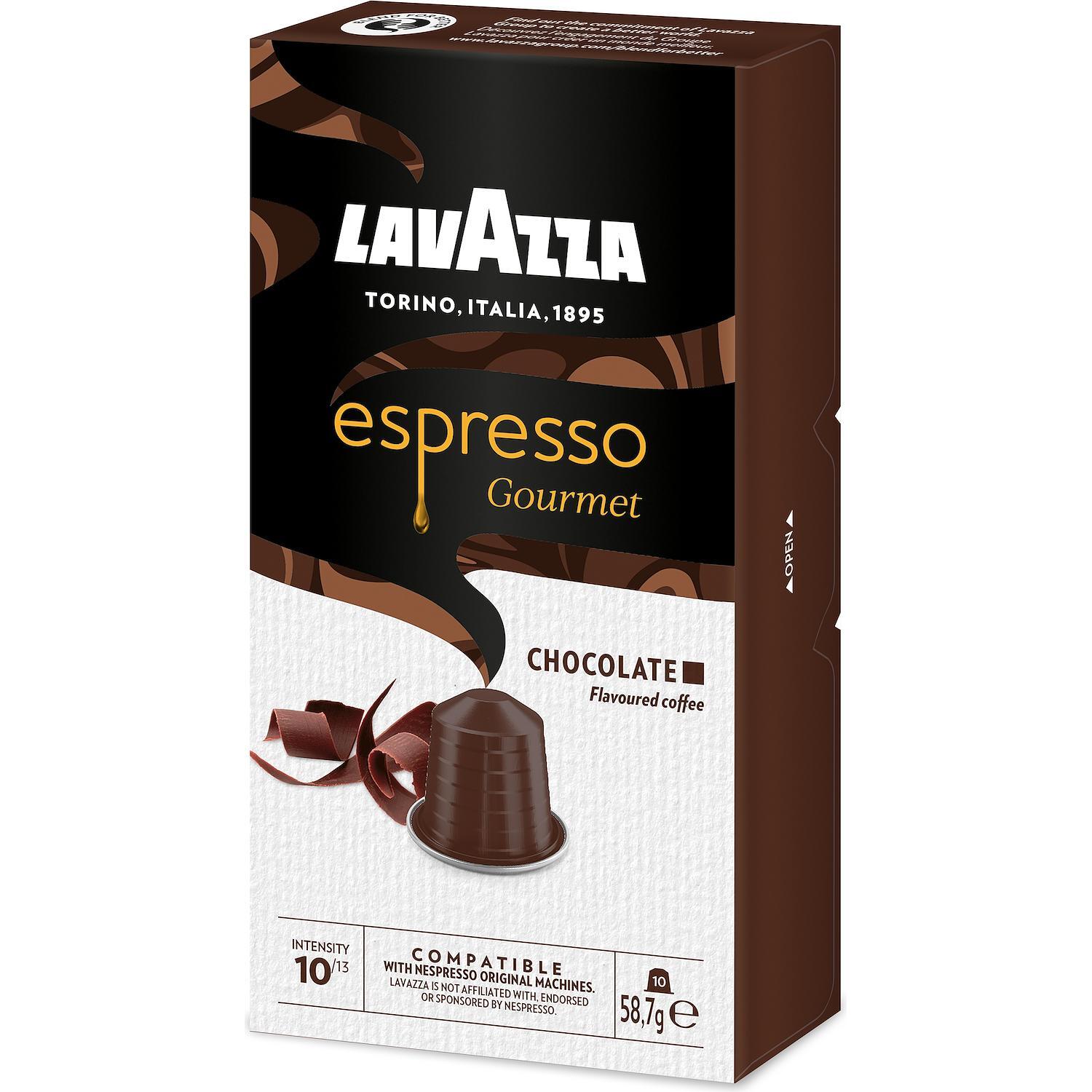 Capsule Caffe' Lavazza Nespresso Gourmet Chocolate 10pz