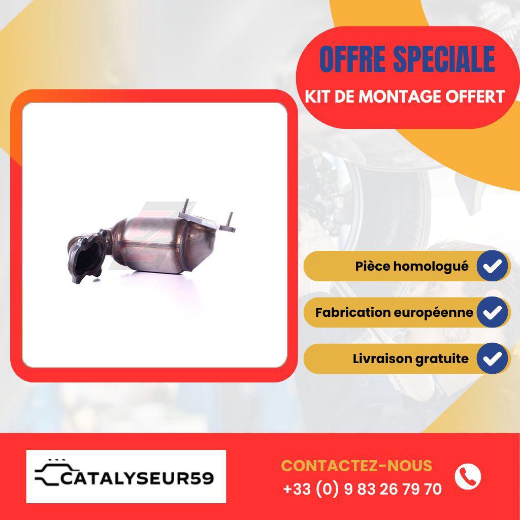 Catalyseur RENAULT TRAFIC 1.9 DCI en acier inoxydable robuste pour bloc F9Q 60 Kw