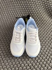 NEW Athletic Works White Mesh Joggers Sneakers Running Shoes Girls Size 1 Youth