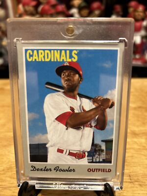 2019 Topps Heritage Topps Vault 1/1 Dexter Fowler Cardinals | eBay