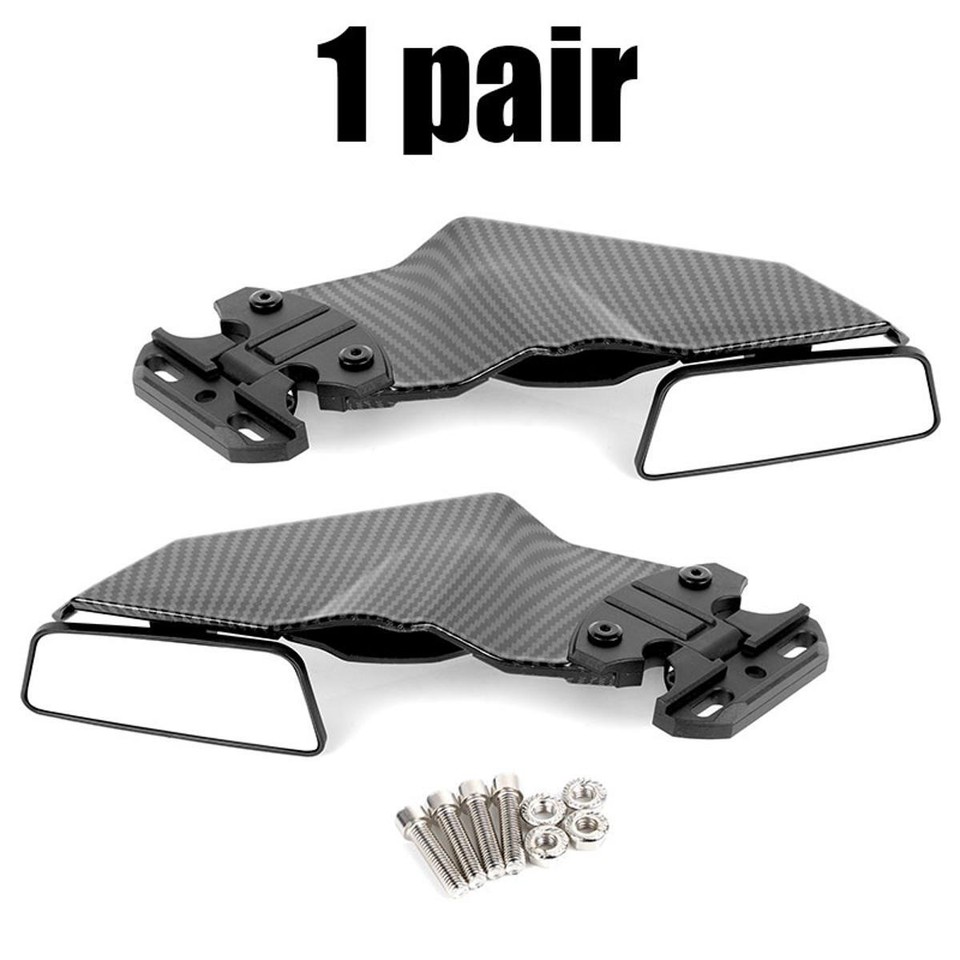 Retrovisores Para Motos Ninja 300 Accessories Motorcycle Rearview Side Mirrors For Kawasaki Ninja ZX6R ZX7R ZX9R ZX10R ZX1000R Stealth Mirrors Motorcycle Zx6r Accessories - Foto 6