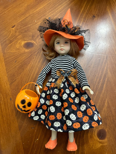 Handmade Halloween clothes for 14" Little Darling Diana Effner dolls. NO DOLLS