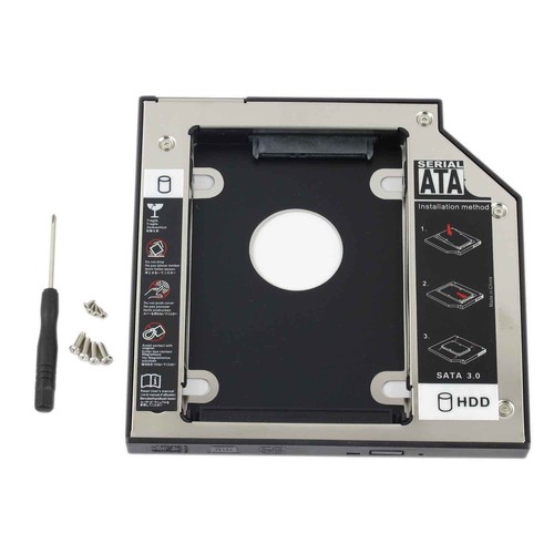 2nd HDD SSD Hard Drive Caddy Adapter for Lenovo G570 G580 G585 G770 G780 - 第 1/12 張圖片