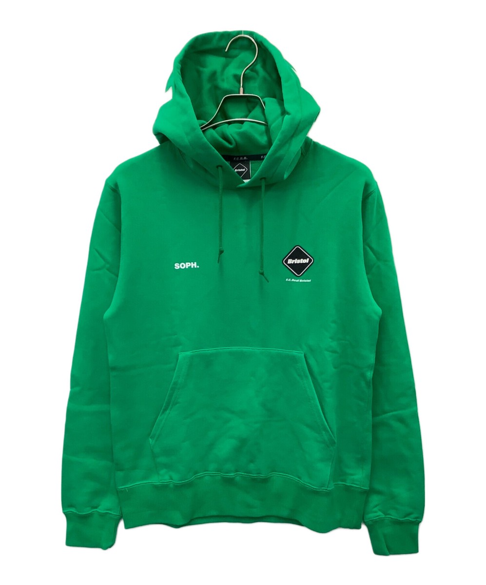 FCRB LOGO APPLIQUE PULLOVER SWEAT HOODIE